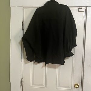 Fashion Nova black jean jacket